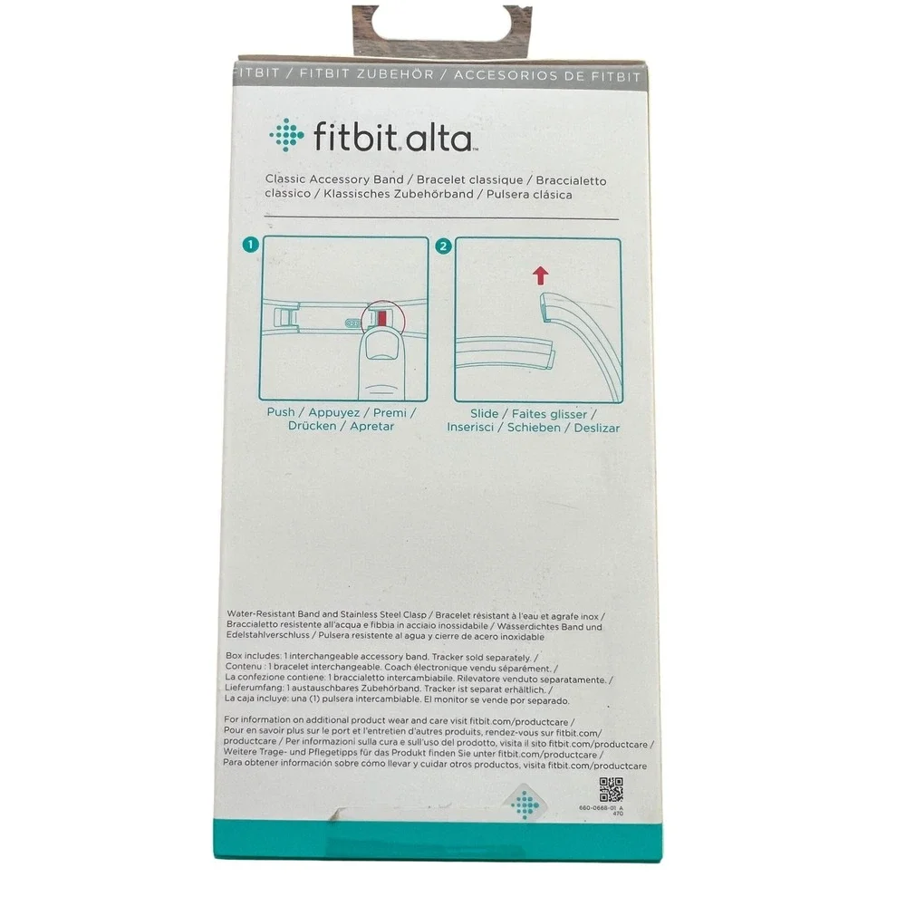 Fitbit Alta Classic Accessory Activity Band Small Teal Water Resistant Strap NEW